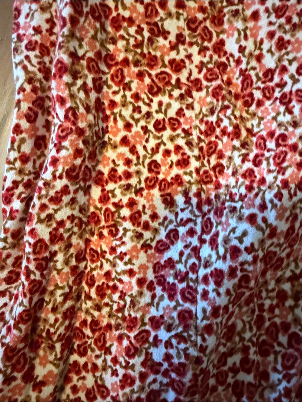 Reformation Red Floral Midi Skirt - Picture 2 of 8